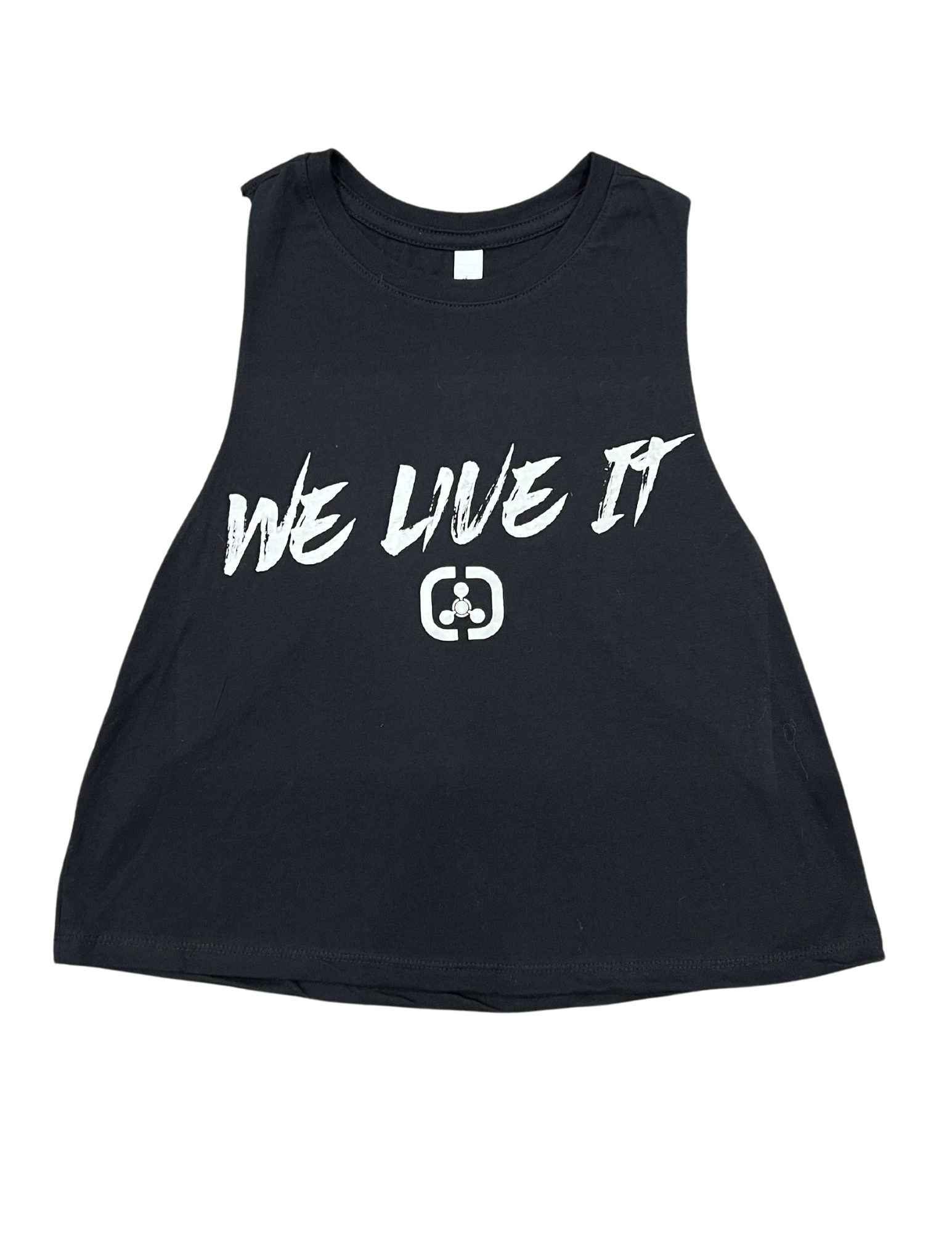 WE LIVE IT CROP TANK