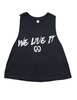 WE LIVE IT CROP TANK