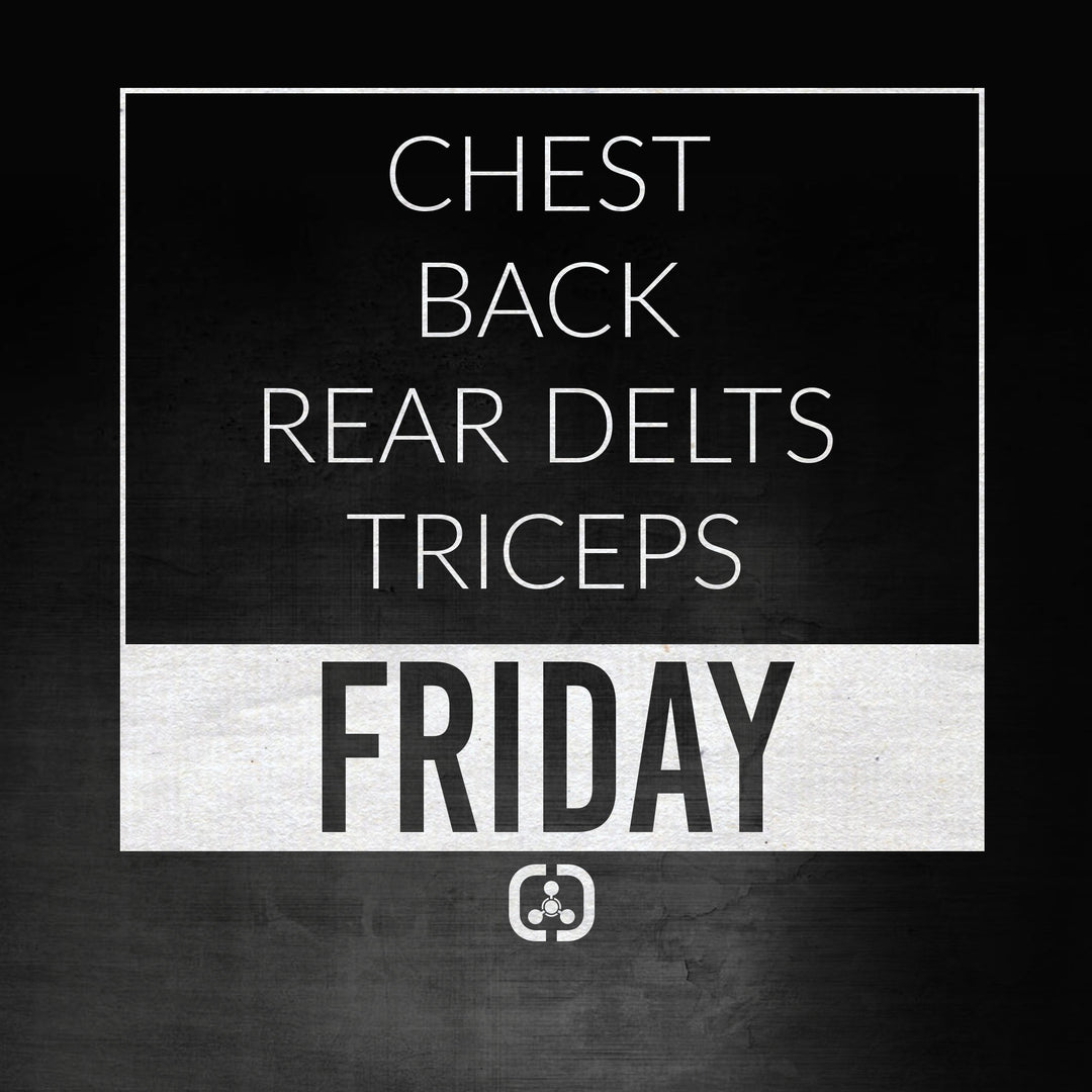 Friday: Chest / Back / Rear Delts / Triceps