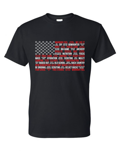 Outdoorsman Flag T-Shirt - warriorfuelsupplements.com
