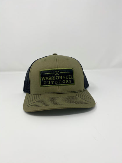 Military Green Outdoors Hat - warriorfuelsupplements.com